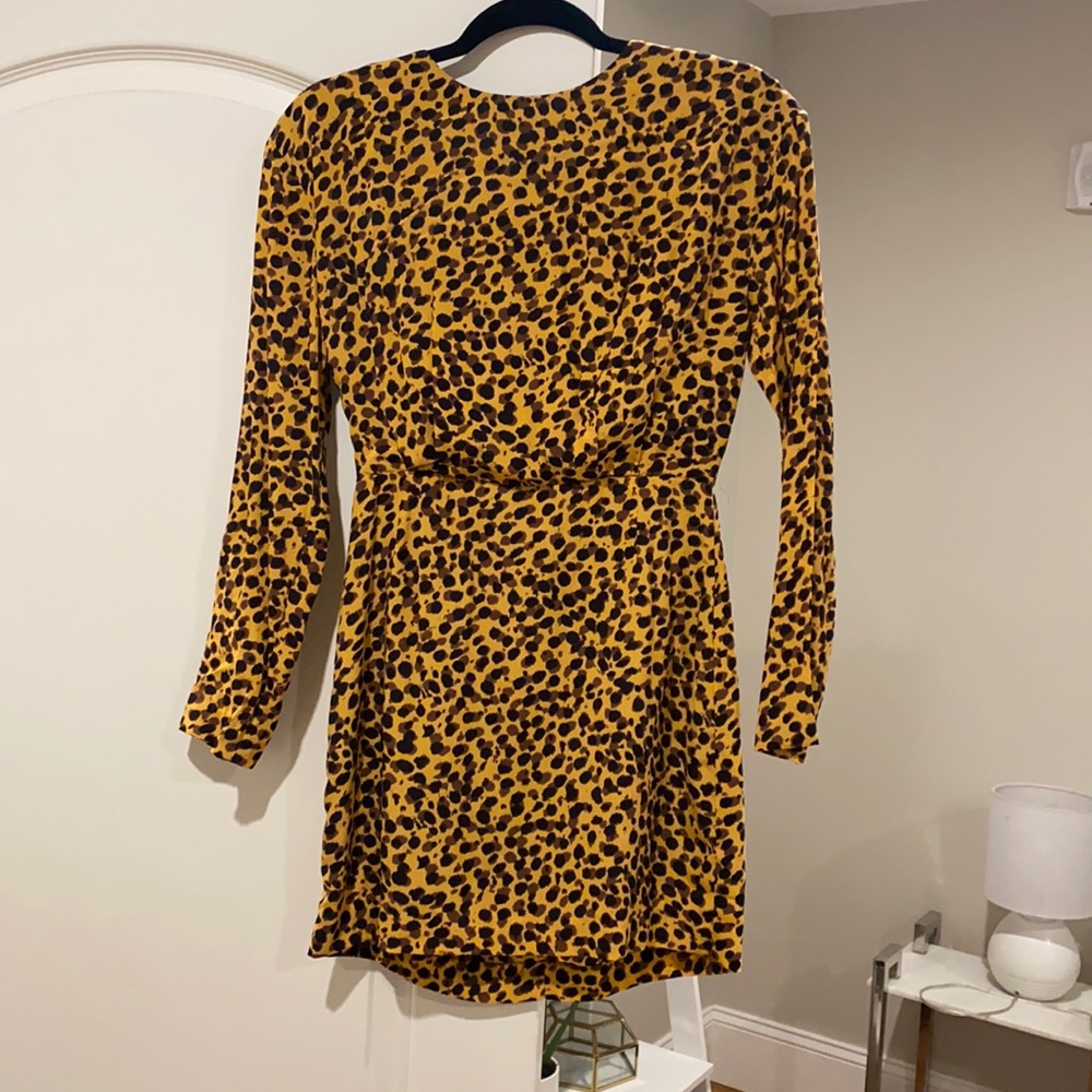 & other stories cheetah dress